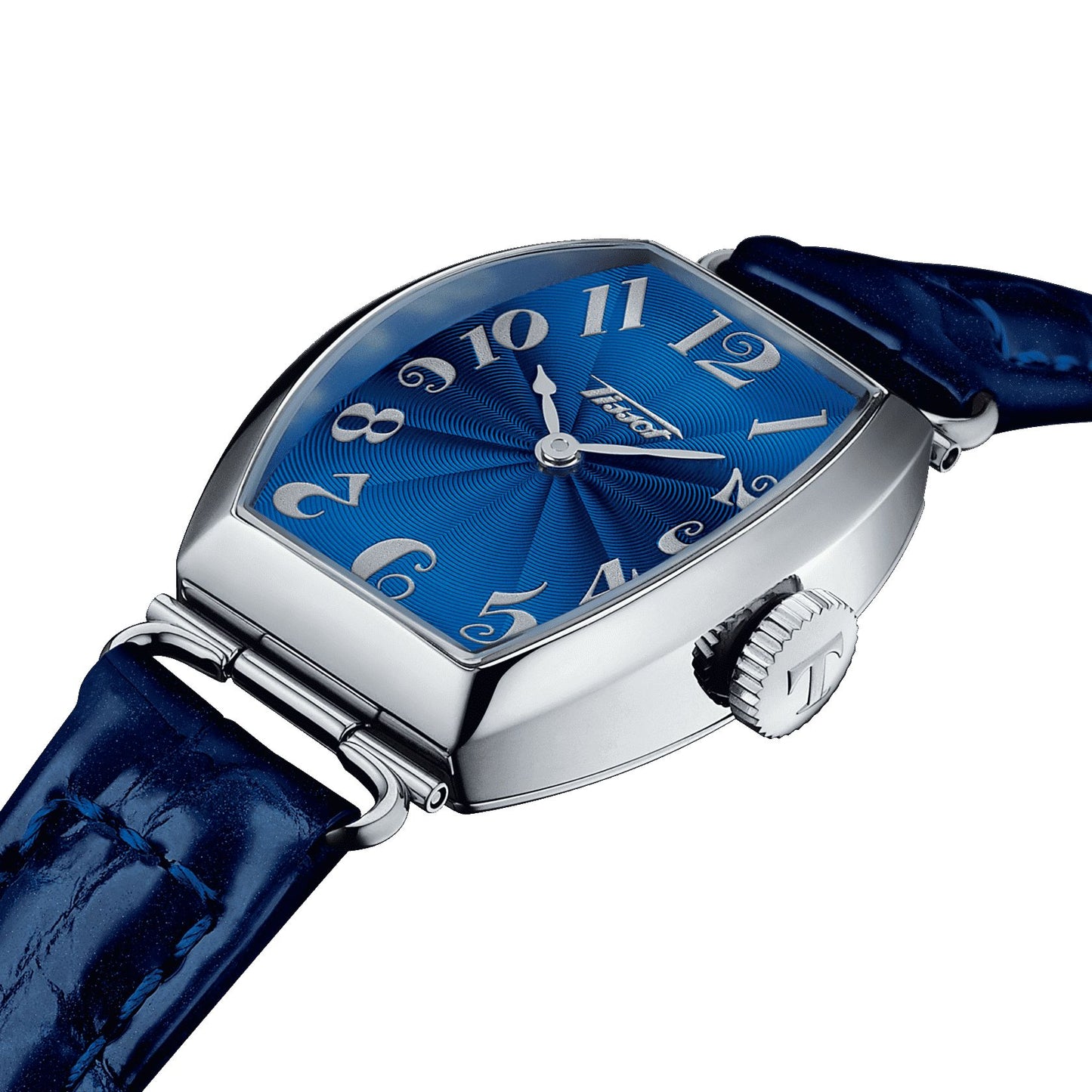 Tissot Heritage Porto Small Lady (Leather, Blue) Arabic