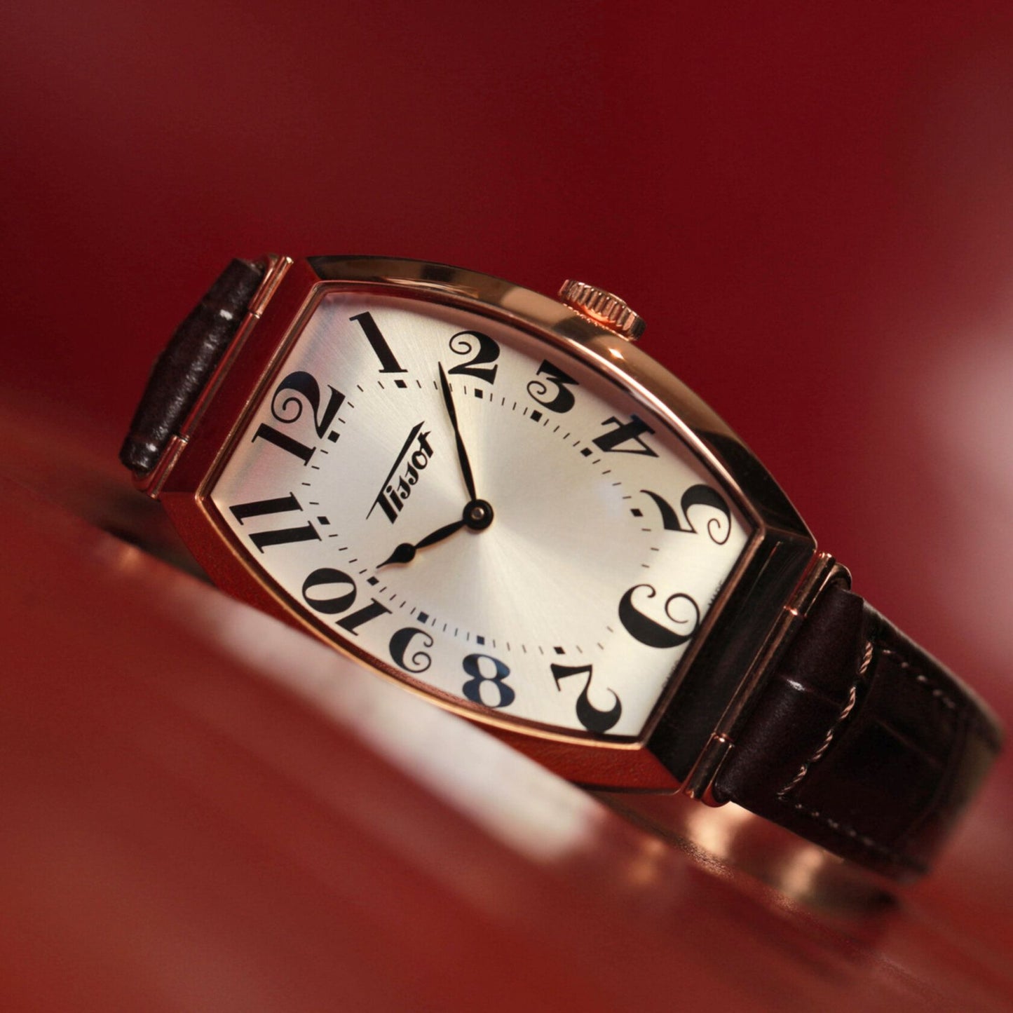 Tissot Heritage Porto Mechanical (Leather, Brown) Arabic