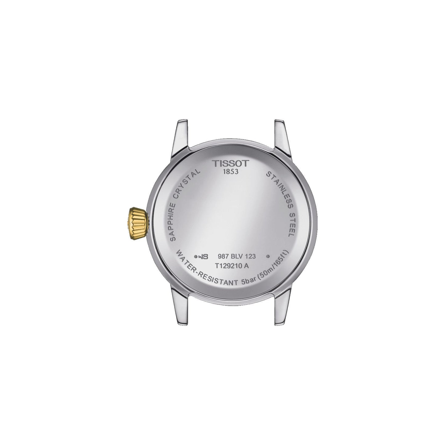 Tissot Classic Dream Lady (Stainless Steel, Grey/Yellow Gold 1N14) Roman