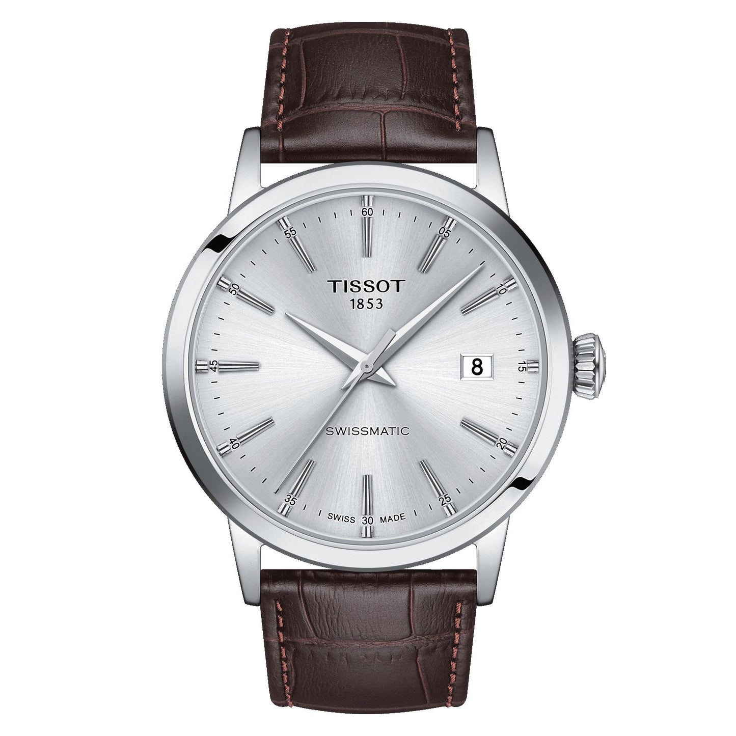 Tissot Classic Dream Swissmatic (Leather, Brown) Indexes