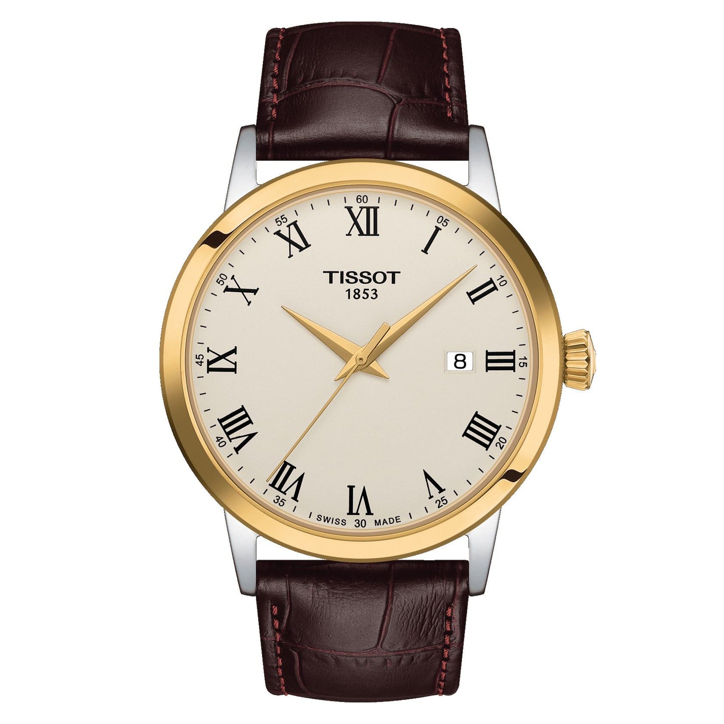 Tissot Classic Dream (Leather, Brown) Roman