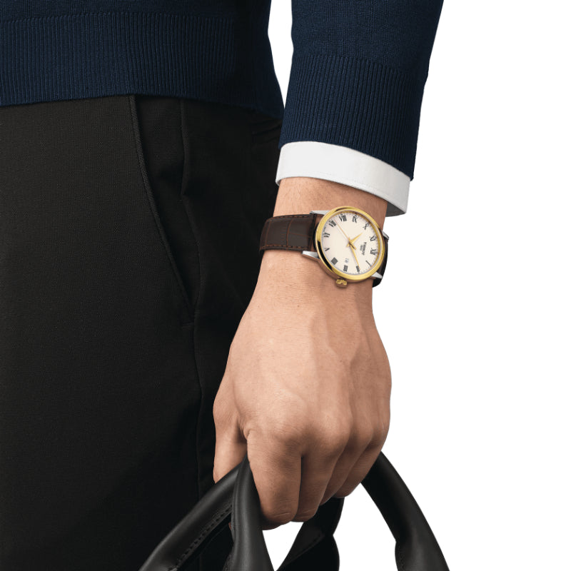 Tissot Classic Dream (Leather, Brown) Roman