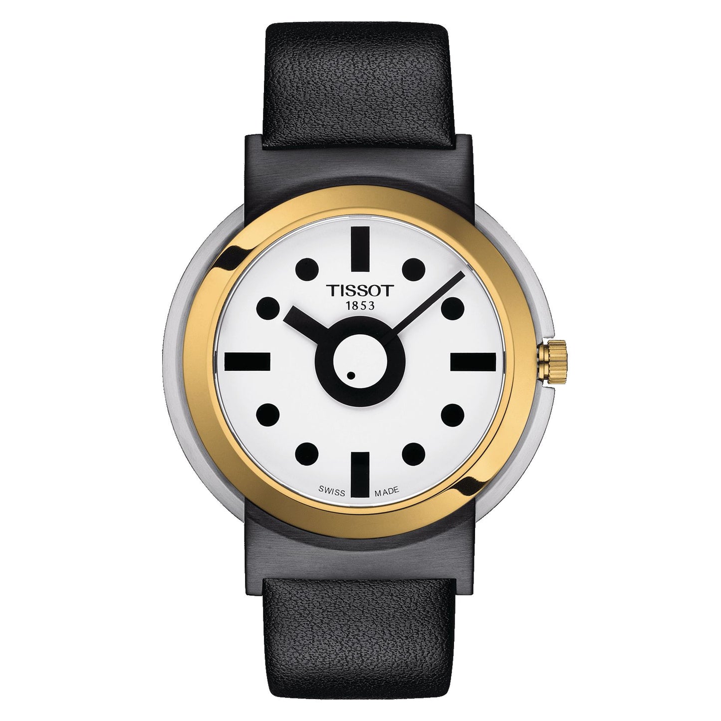 Tissot Heritage Memphis Gent (Synthetic, Brown) Indexes