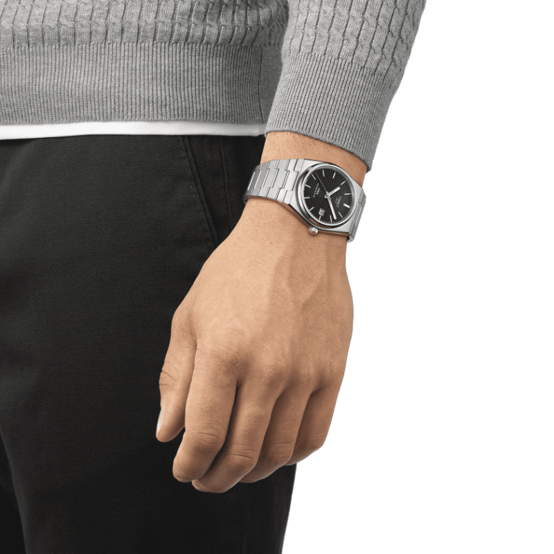Tissot Prx Powermatic 80 (Stainless Steel, Grey) Indexes