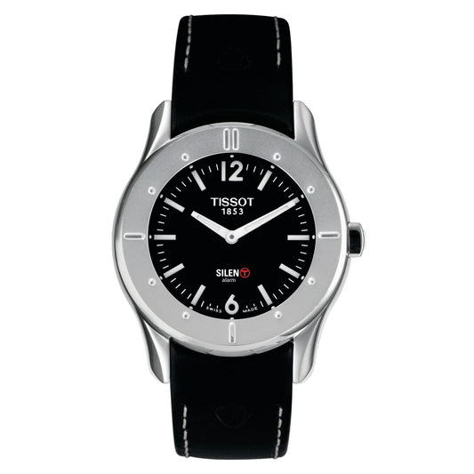 Tissot Touch Silen-T (Leather, Black) Arabic And Indexes