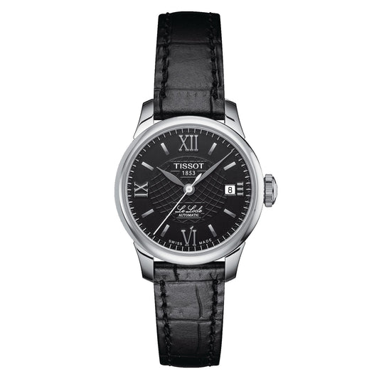 Tissot Le Locle  Automatic  Lady (Leather, Black) Roman And Indexes