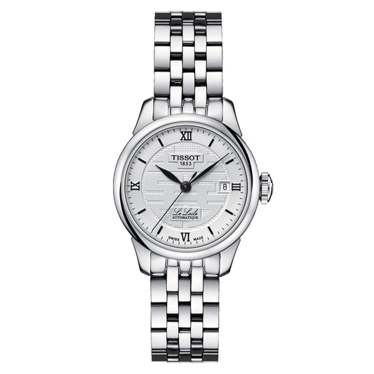 Tissot Le Locle Automatic Double Happiness Lady (Stainless Steel, Grey) Roman And Indexes