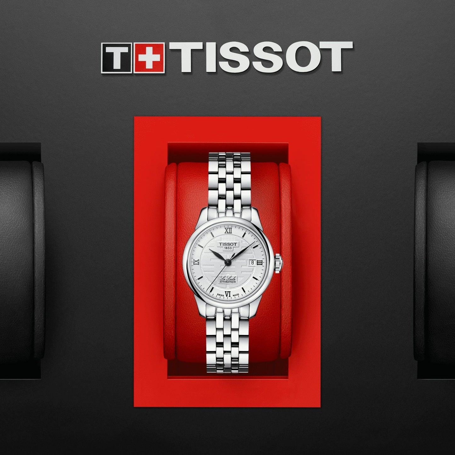 Tissot Le Locle Automatic Double Happiness Lady (Stainless Steel, Grey) Roman And Indexes