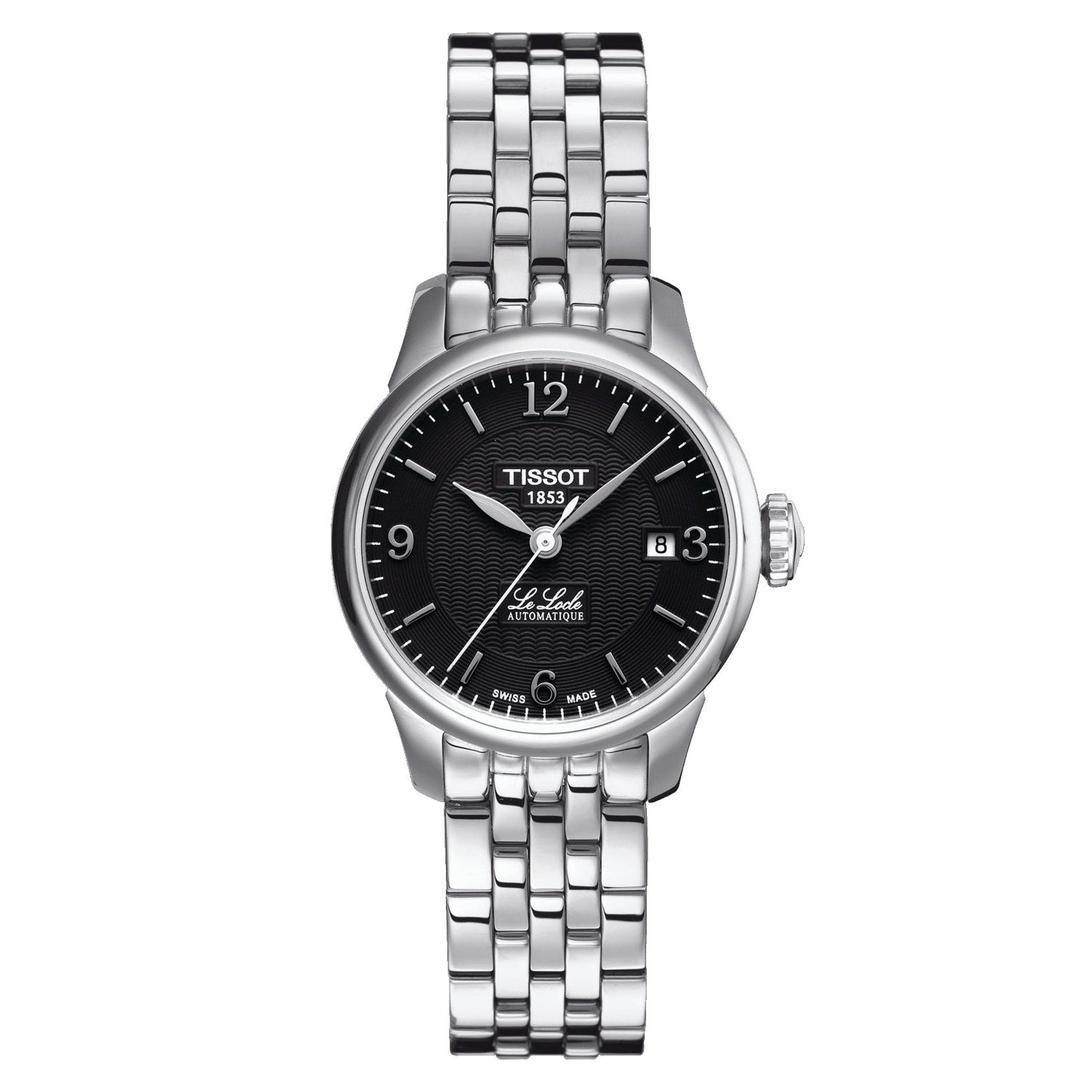 Tissot Le Locle Automatic Small Lady (25.30) (Stainless Steel, Grey) Arabic And Indexes
