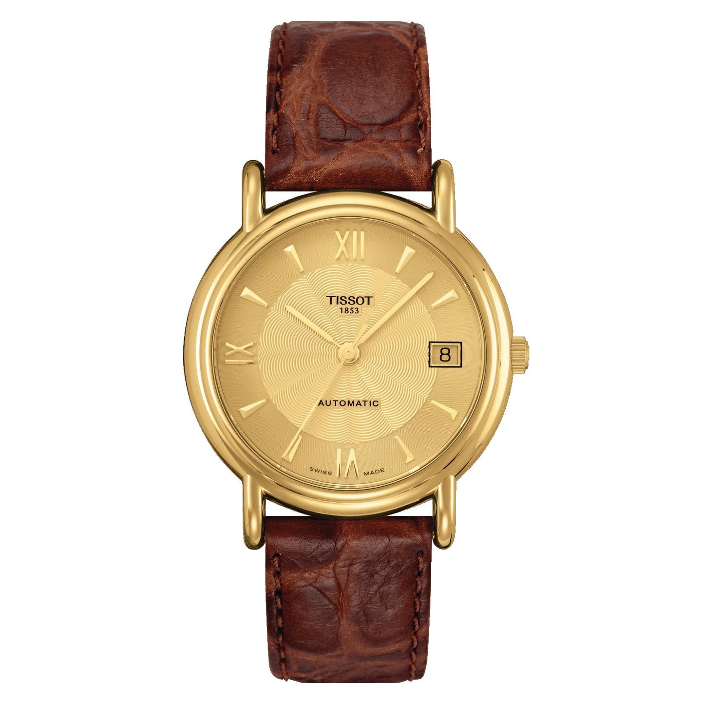 Tissot Carson Automatic (Leather, Brown) Roman And Indexes