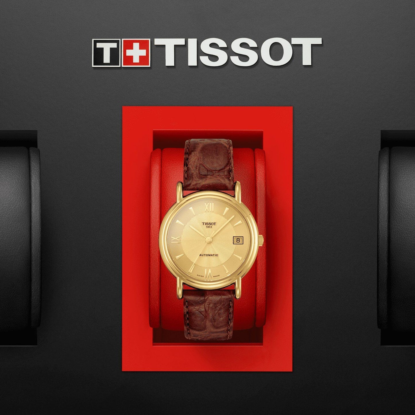 Tissot Carson Automatic (Leather, Brown) Roman And Indexes
