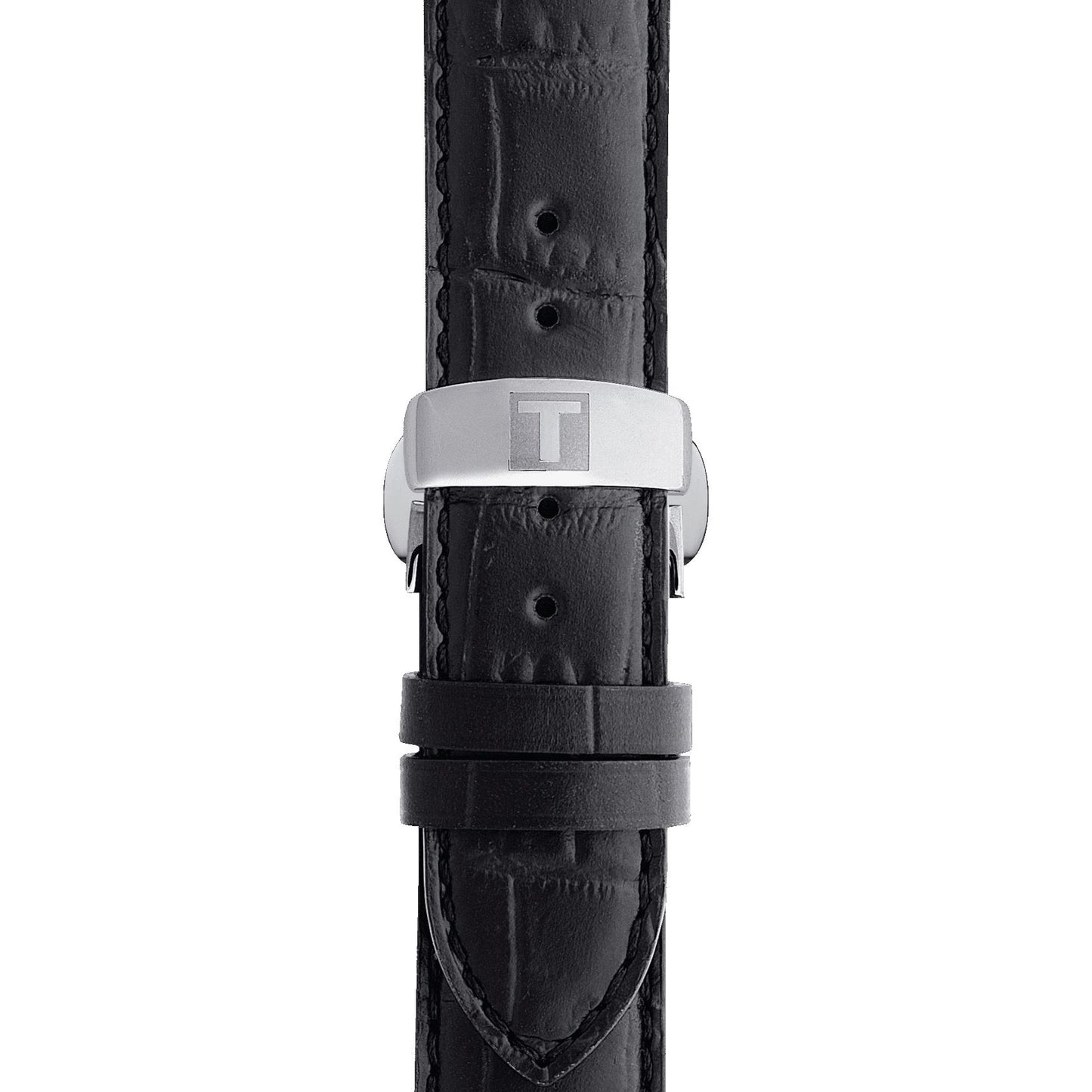Tissot Official Black Leather Strap Lugs 19 Mm