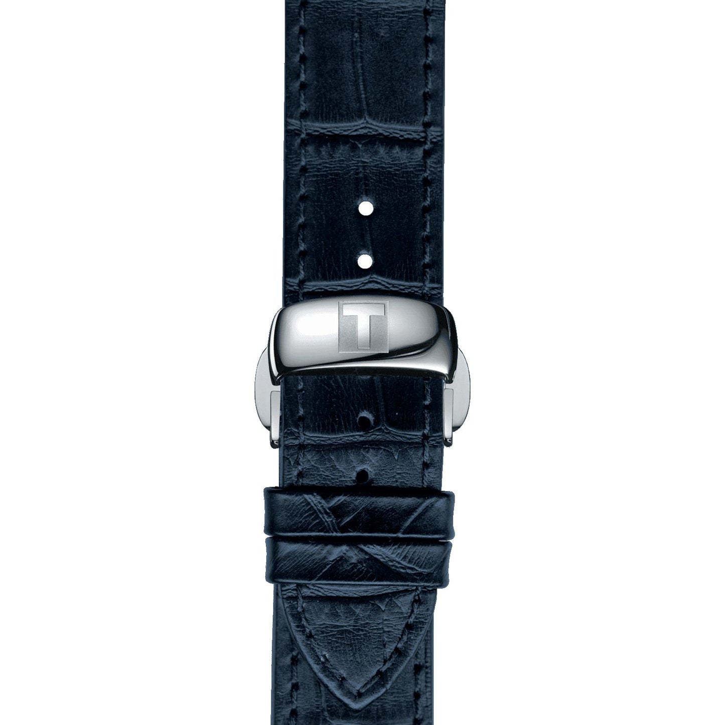 Tissot Official Blue Leather Strap Lugs 19 Mm