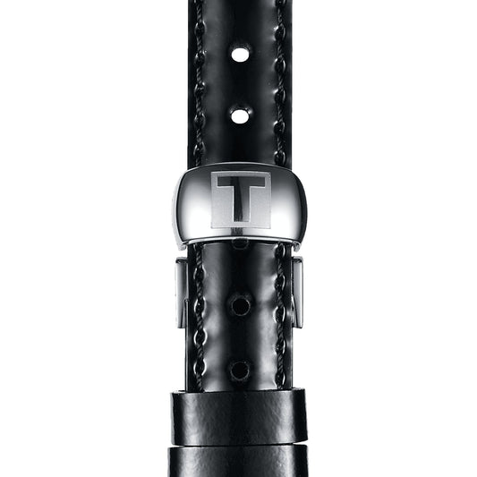 Tissot Official Black Leather Strap Lugs 12 Mm