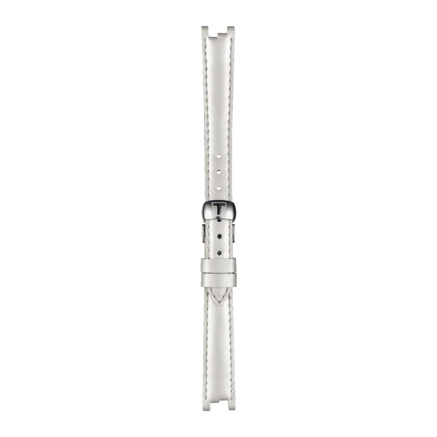 Tissot Official White Leather Strap Lugs 12 Mm