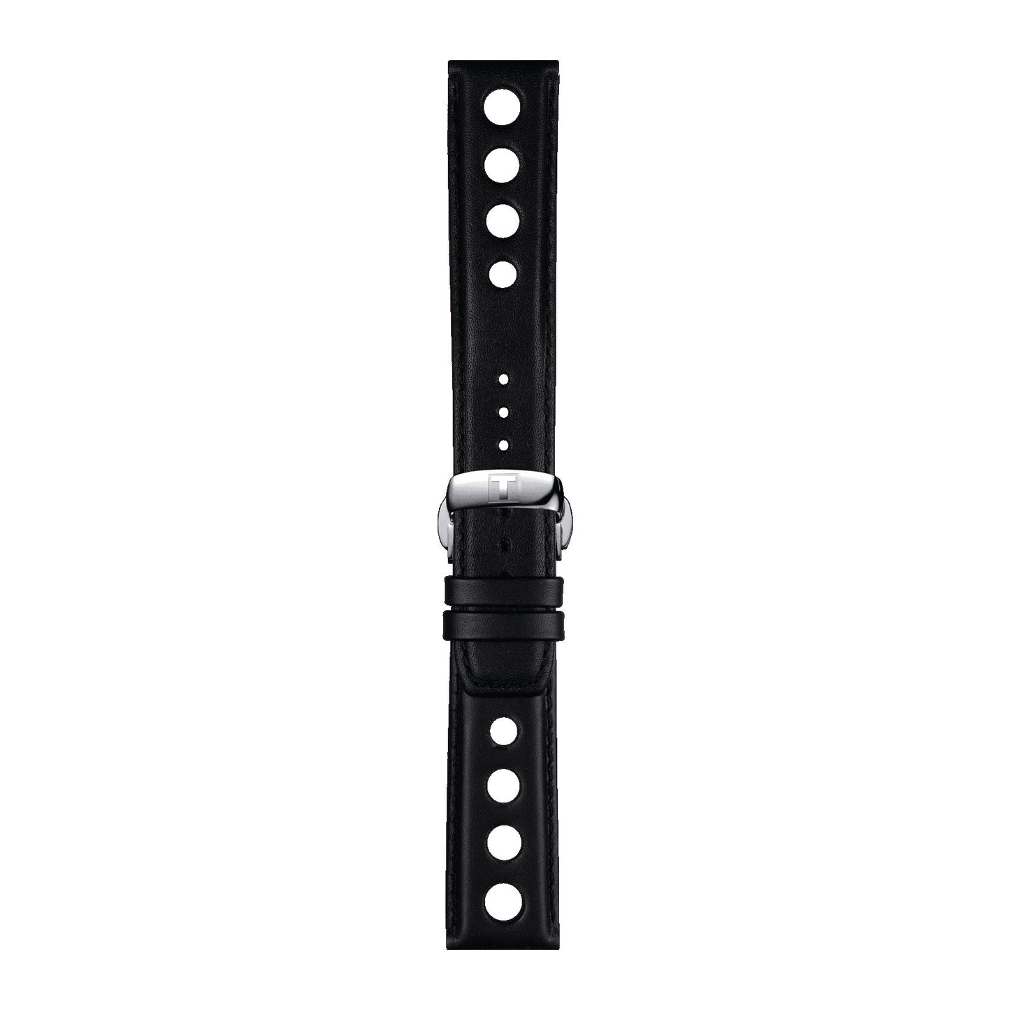 Tissot Official Black Leather Strap Lugs 20 Mm