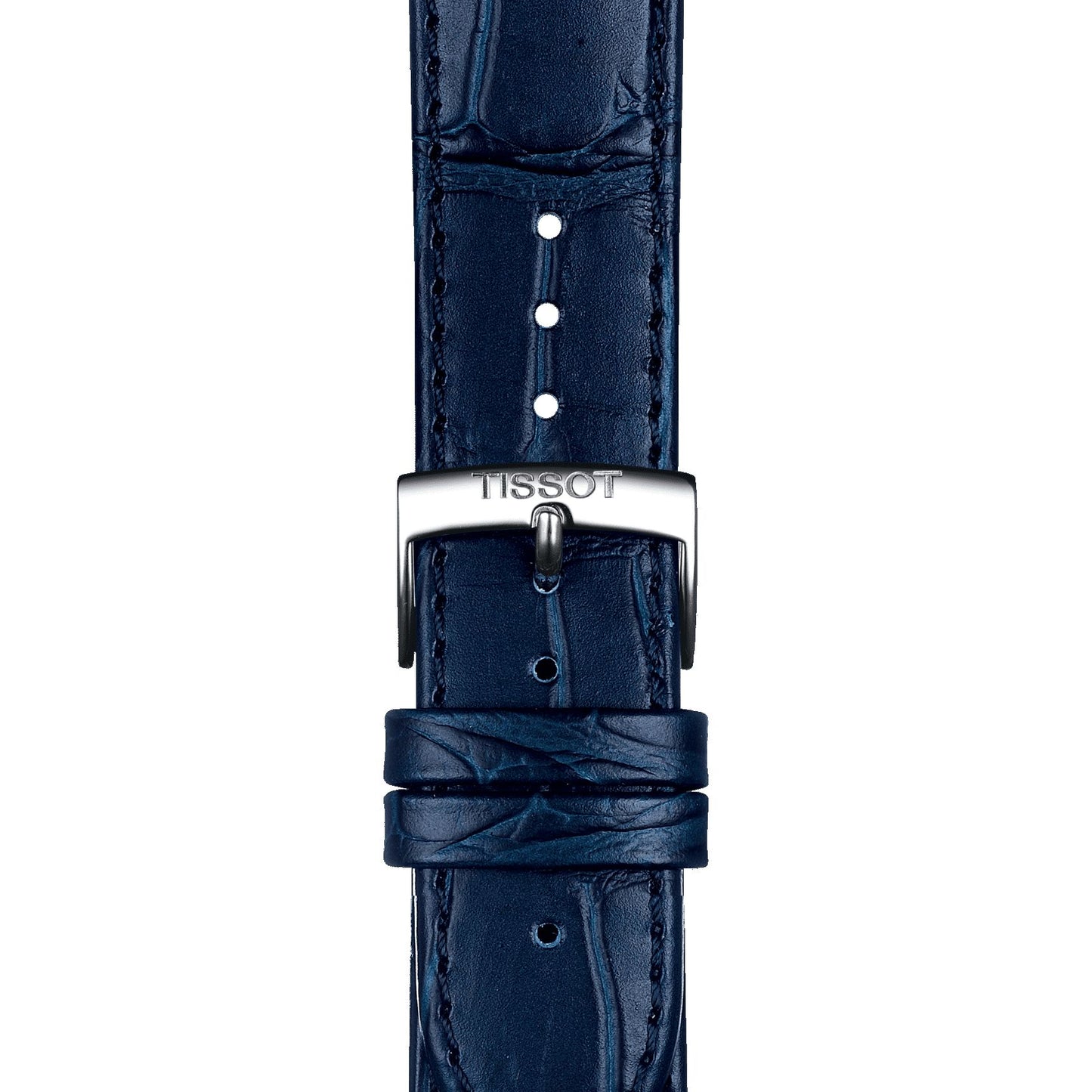 Tissot Official Blue Leather Strap Lugs 20 Mm