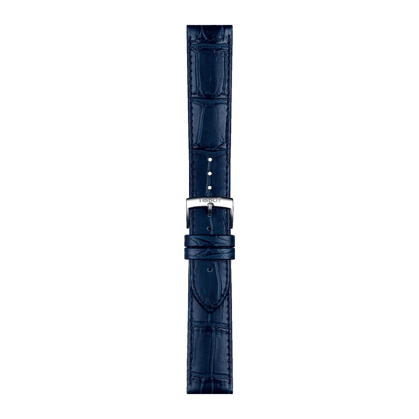 Tissot Official Blue Leather Strap Lugs 20 Mm