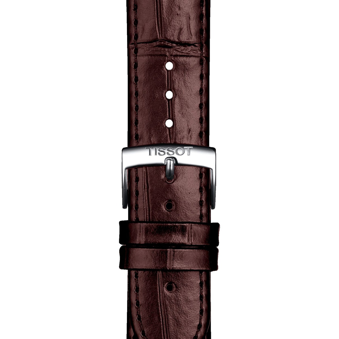 Tissot Official Brown Leather Strap Lugs 20 Mm