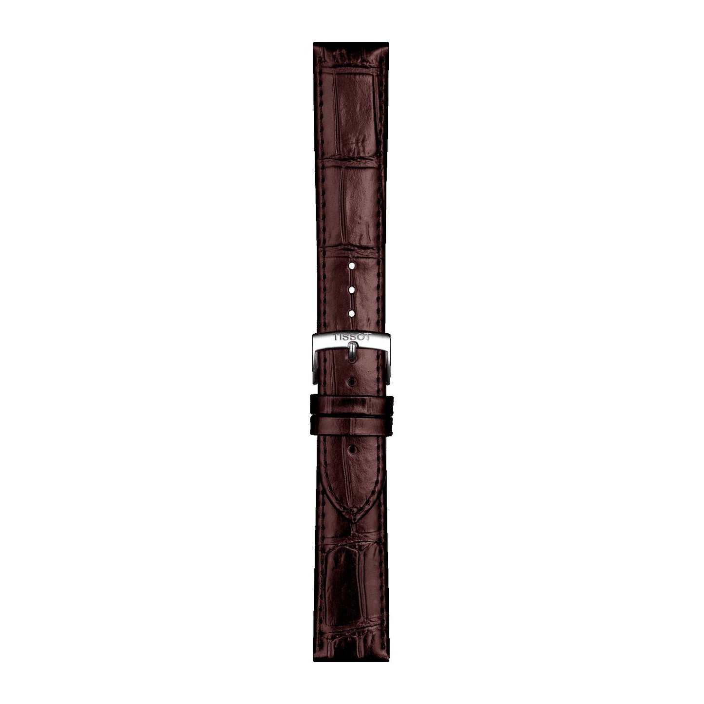 Tissot Official Brown Leather Strap Lugs 20 Mm