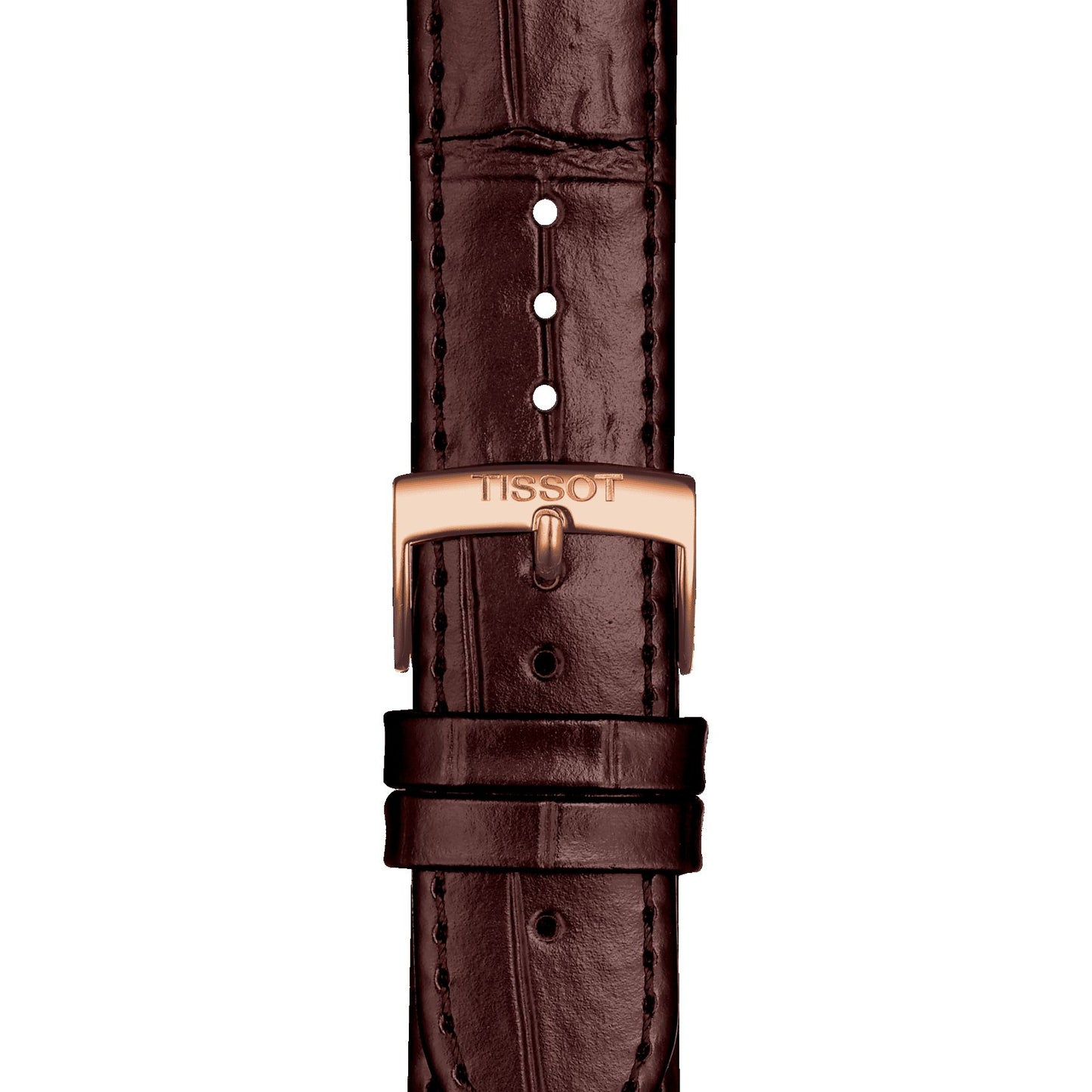 Tissot Official Brown Leather Strap Lugs 20 Mm