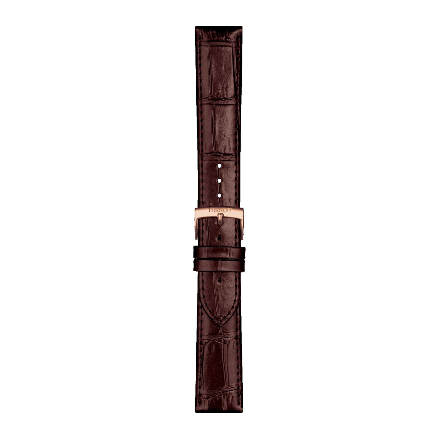 Tissot Official Brown Leather Strap Lugs 20 Mm