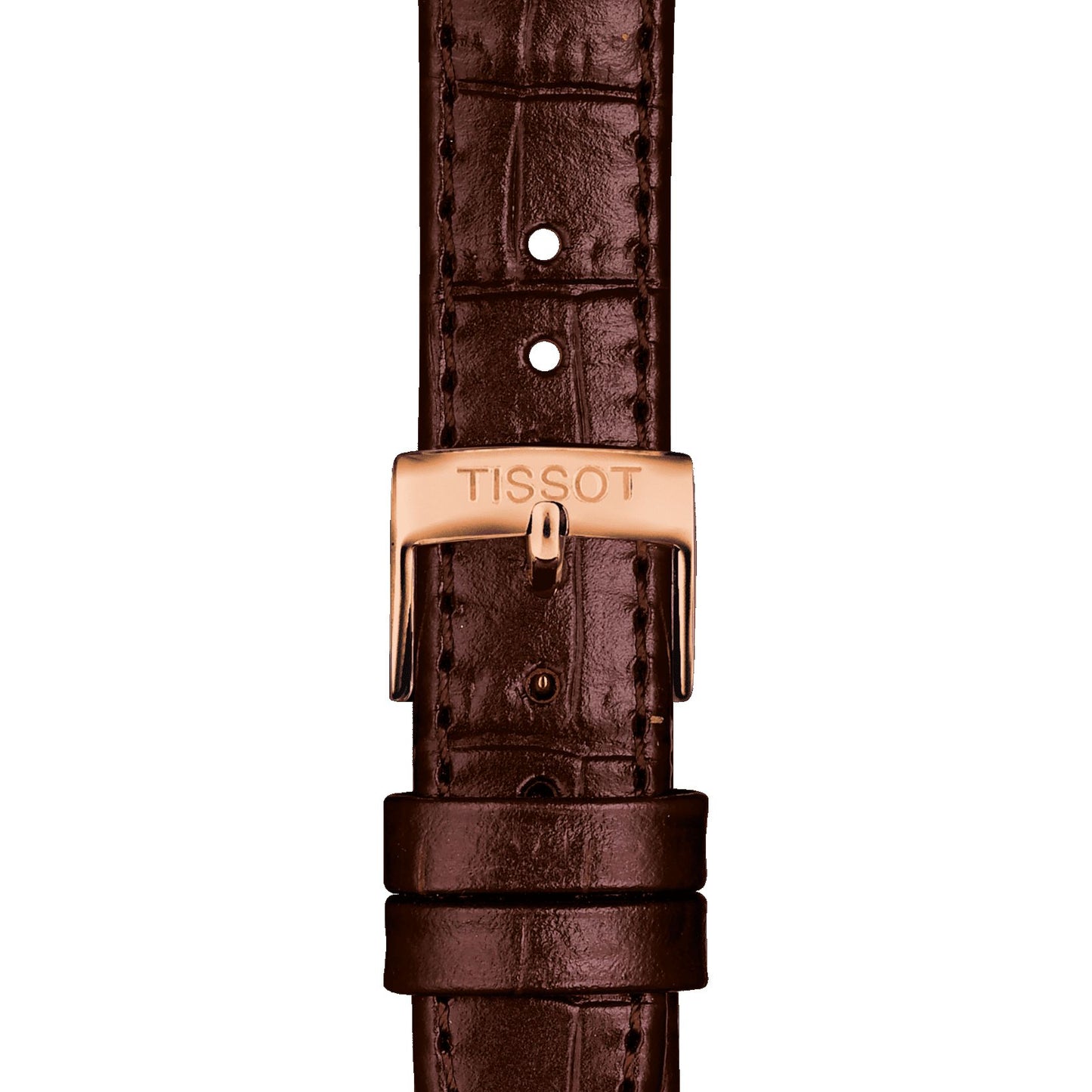 Tissot Official Brown Leather Strap Lugs 15 Mm