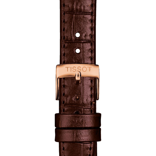 Tissot Official Brown Leather Strap Lugs 15 Mm
