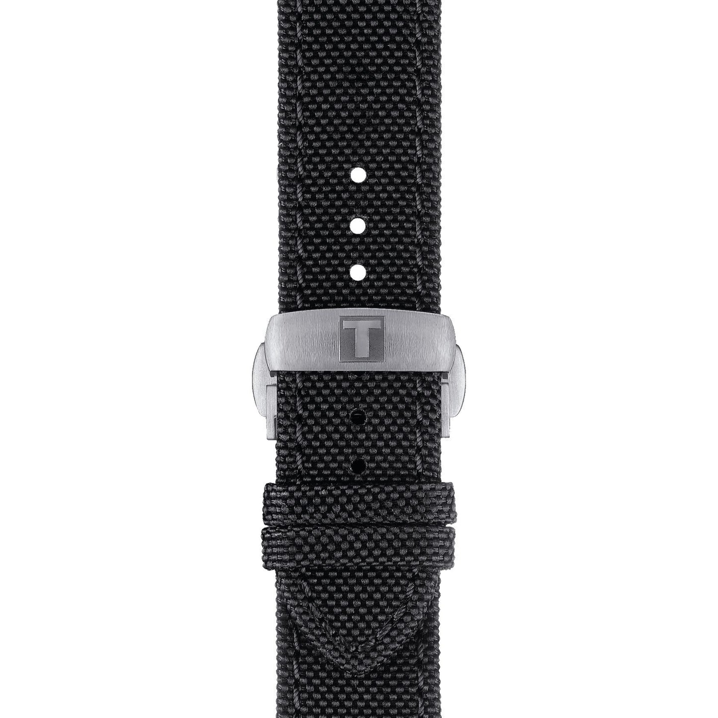 Tissot Official Black Fabric Strap Lugs 21 Mm