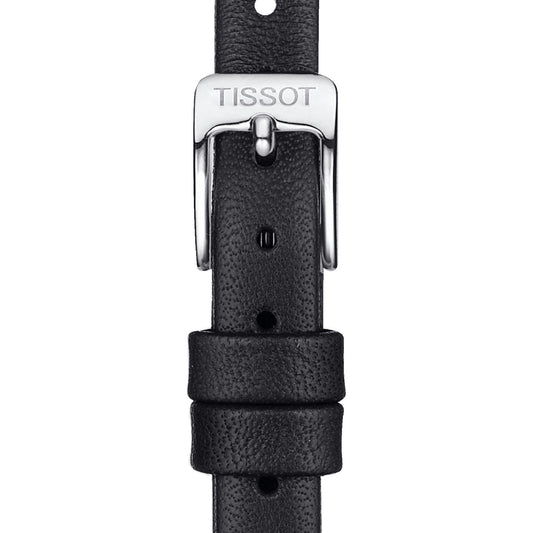 Tissot Official Black Leather Strap Lugs 09 Mm