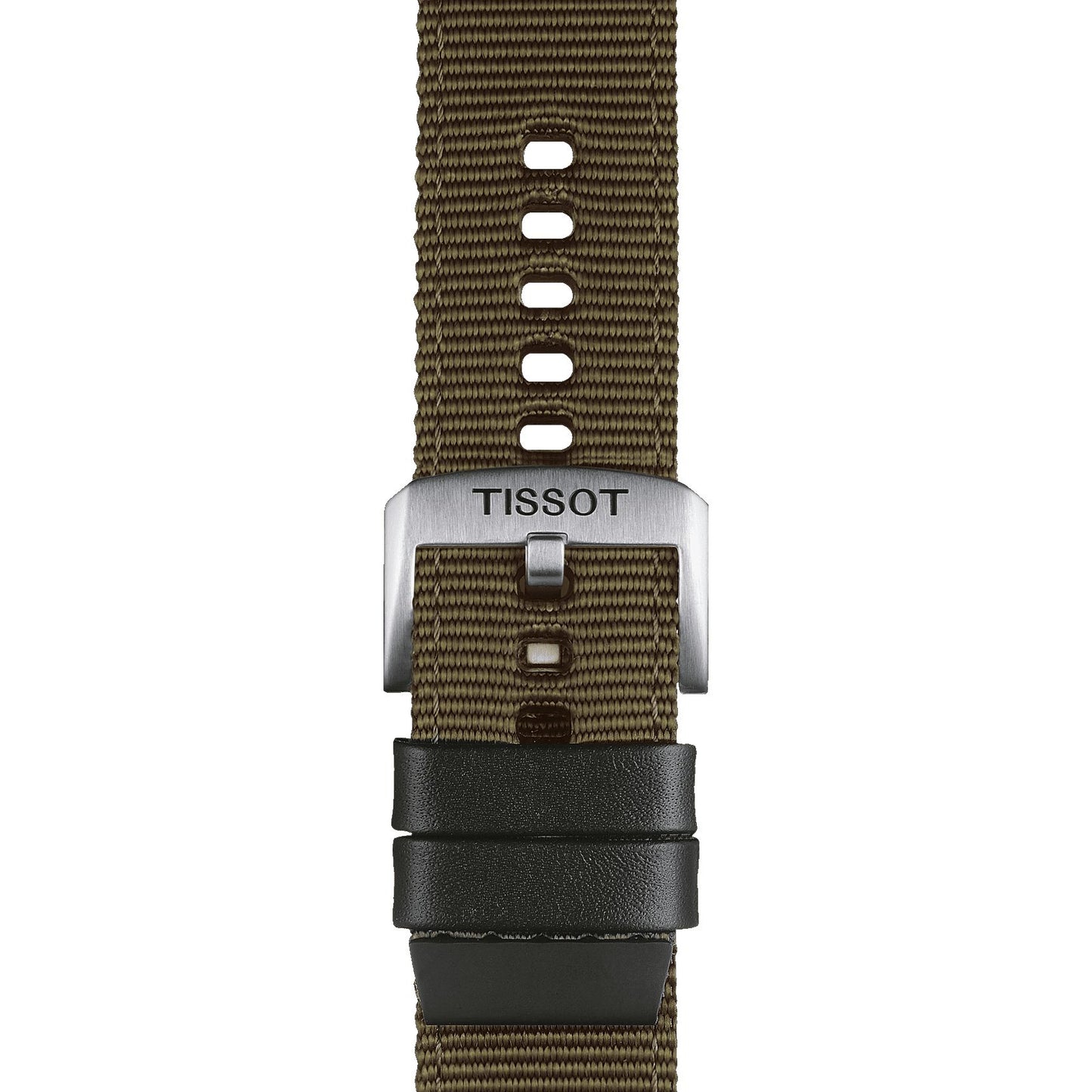 Tissot Official Khaki Fabric Strap Lugs 22 Mm