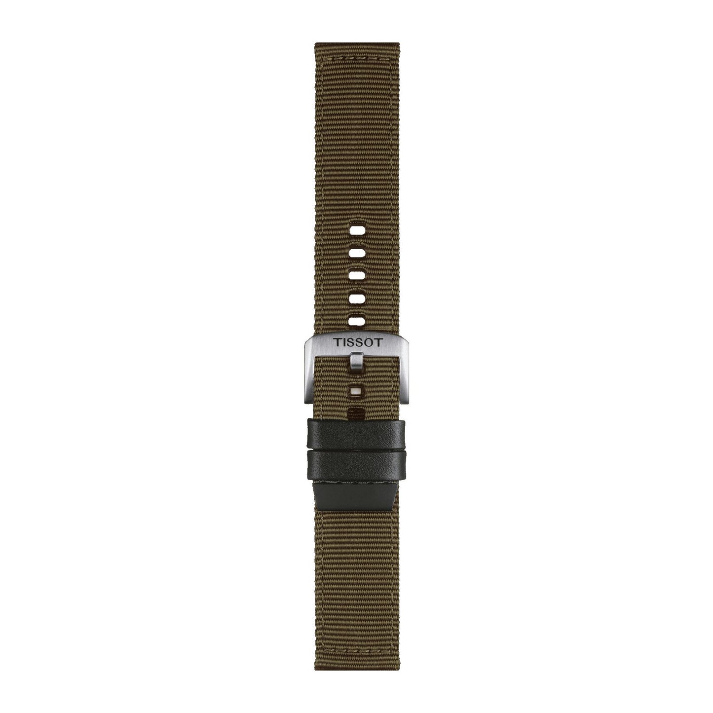 Tissot Official Khaki Fabric Strap Lugs 22 Mm