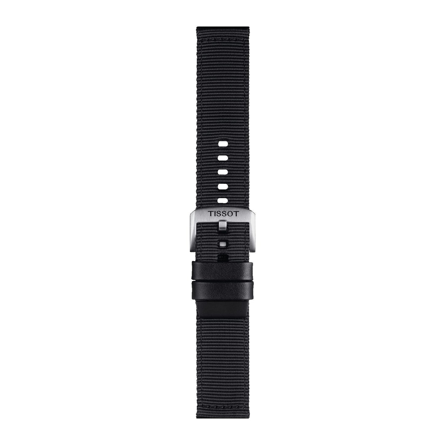 Tissot Official Black Textile Strap Lugs 22 Mm