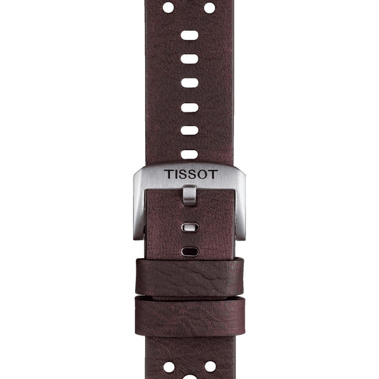 Tissot Official Brown Leather Strap Lugs 22 Mm