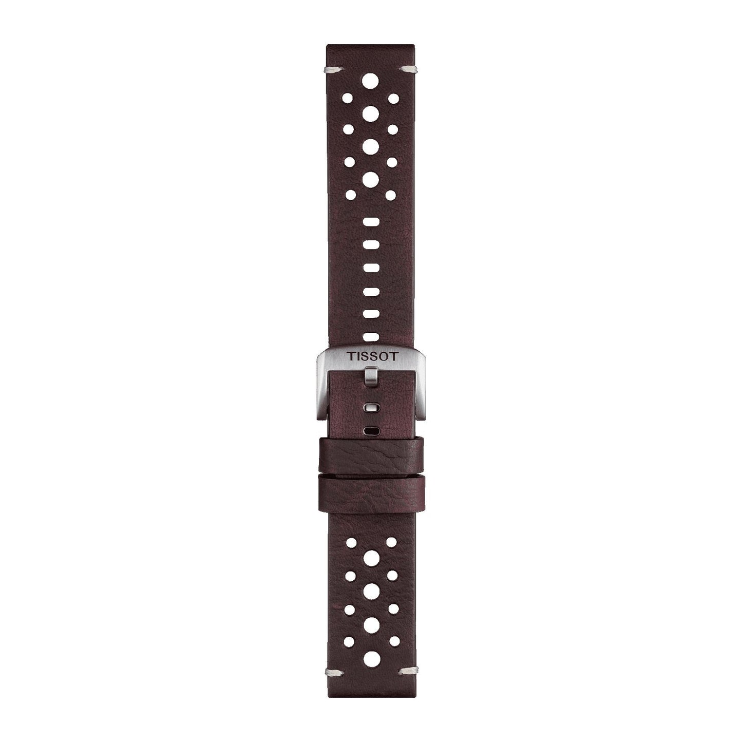 Tissot Official Brown Leather Strap Lugs 22 Mm