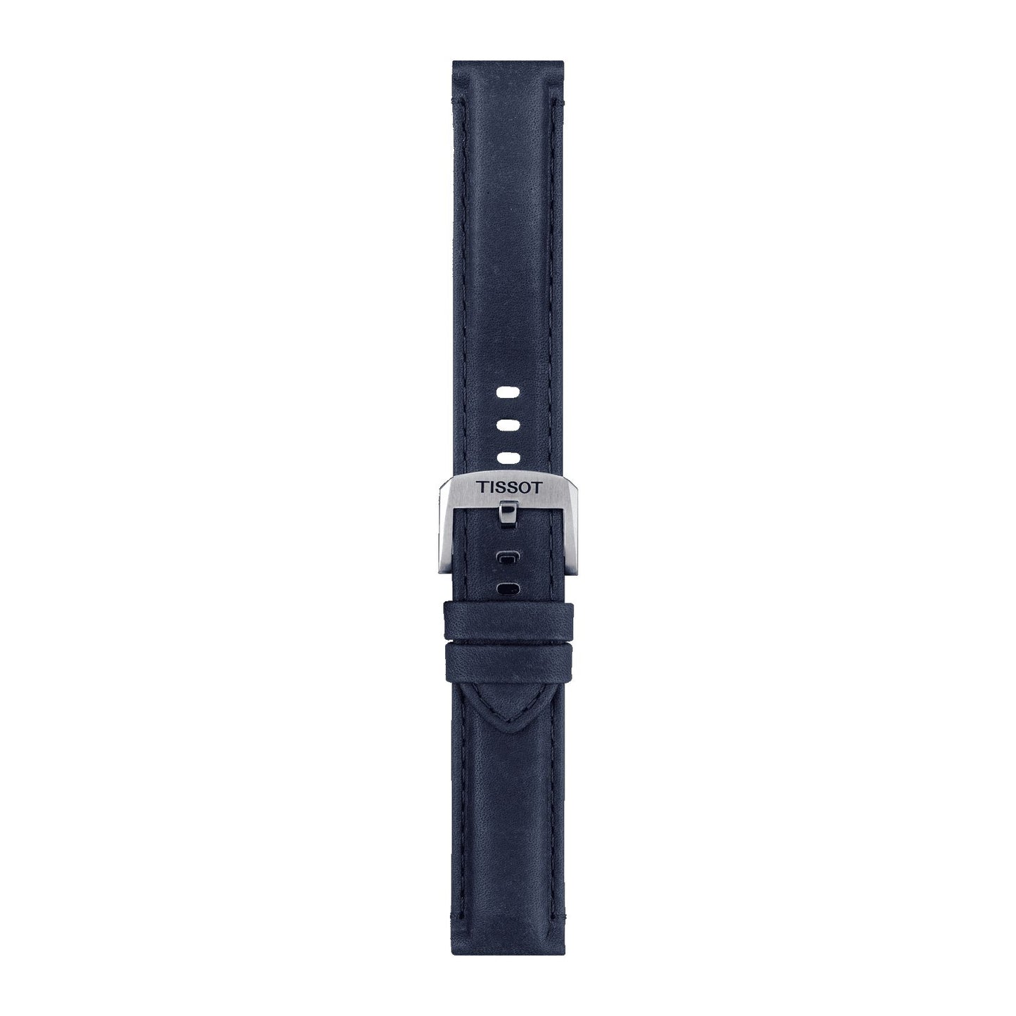 Tissot Official Blue Leather Strap Lugs 20 Mm