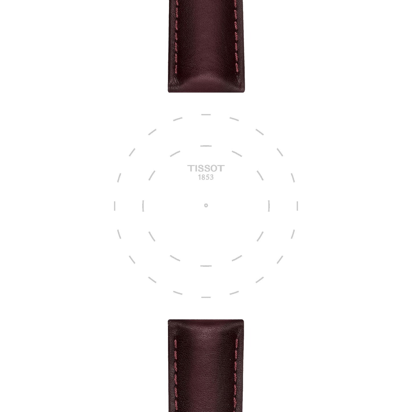 Tissot Official Brown Leather Strap Lugs 20 Mm