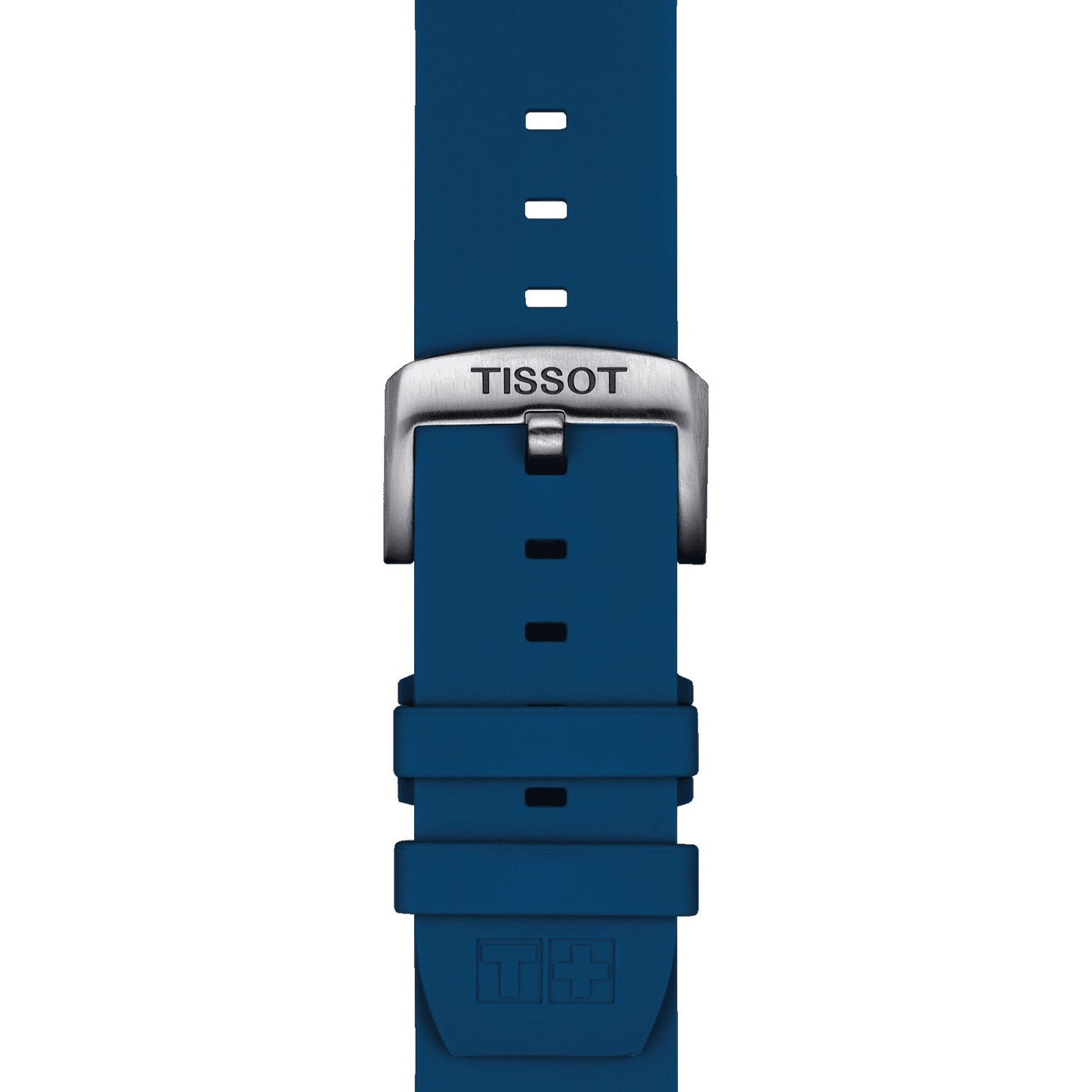Tissot Official Blue Silicone Strap Lugs 22 Mm