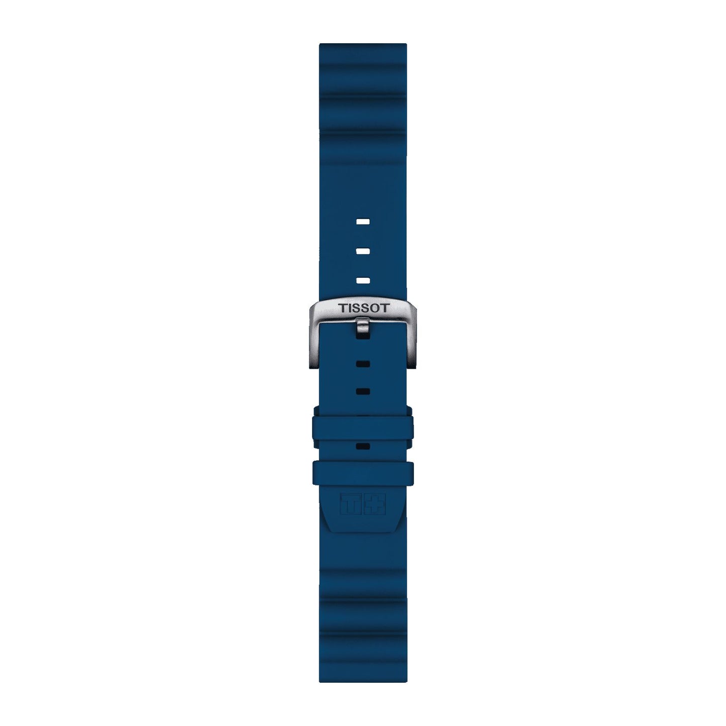 Tissot Official Blue Silicone Strap Lugs 22 Mm