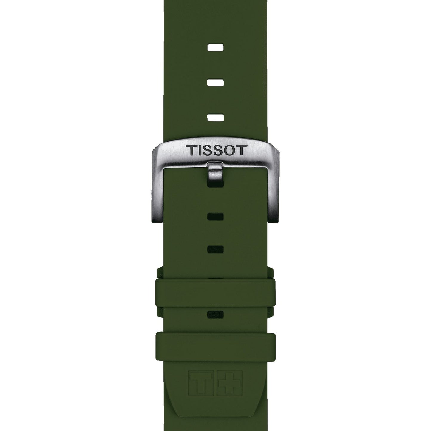 Tissot Official Khaki Silicone Strap Lugs 22 Mm