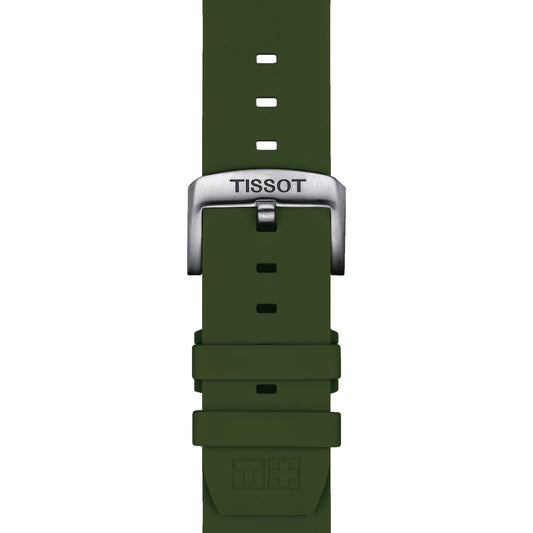 Tissot Official Khaki Silicone Strap Lugs 22 Mm