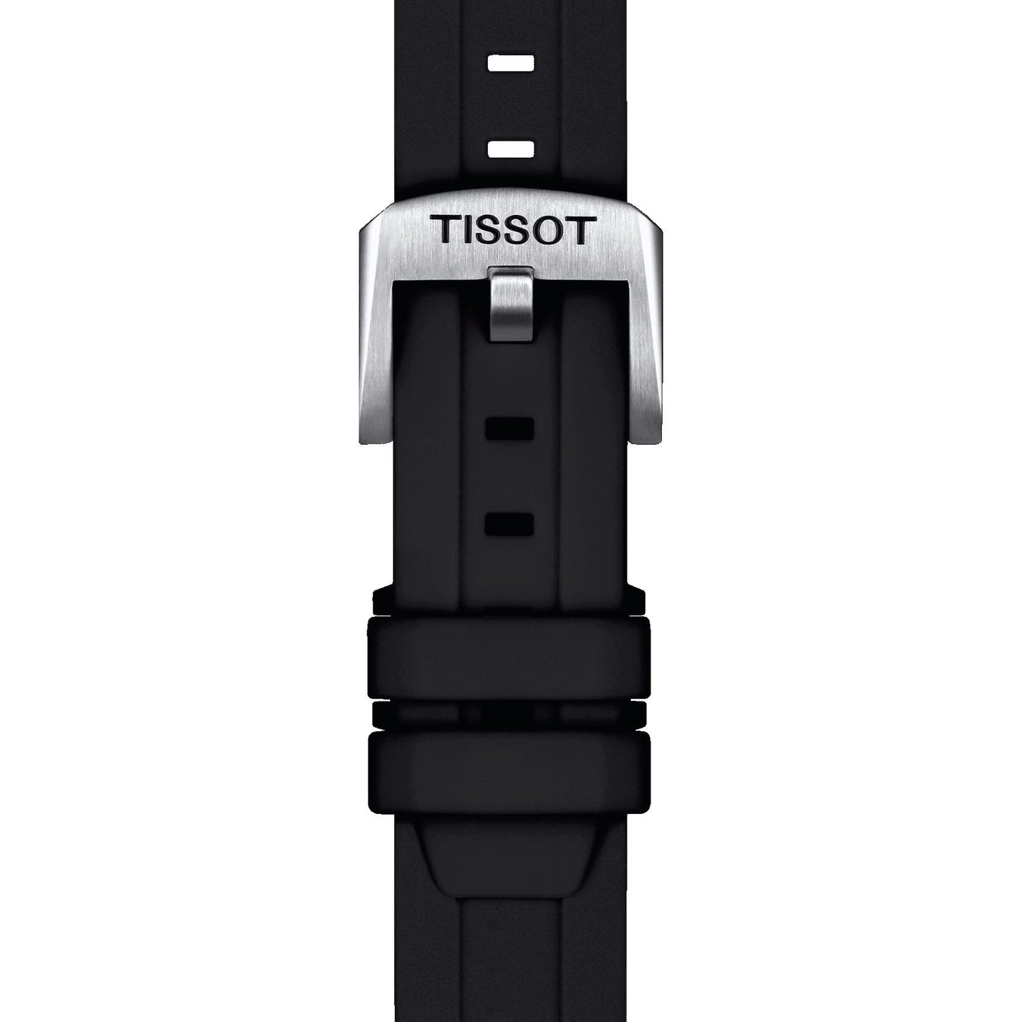 Tissot Official Black Silicone Strap Lugs 18 Mm