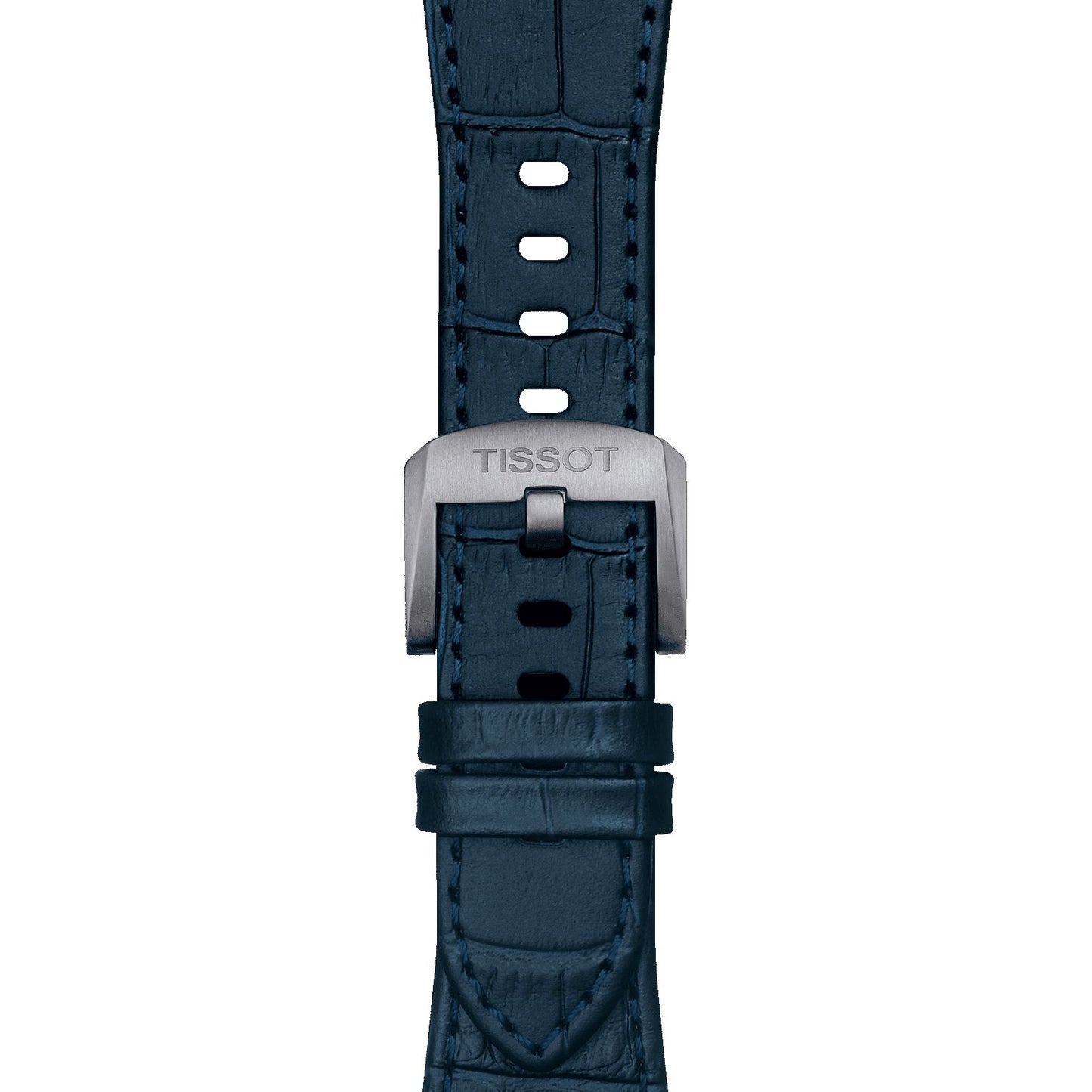 Tissot Official Prx Blue Leather Strap 12 Mm