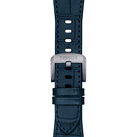 Tissot Official Prx Blue Leather Strap 12 Mm