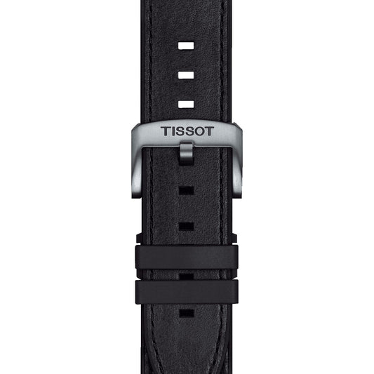 Tissot Official Black Leather Strap Lugs 23 Mm