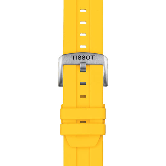Tissot Official Yellow Silicone Strap Lugs 22 Mm