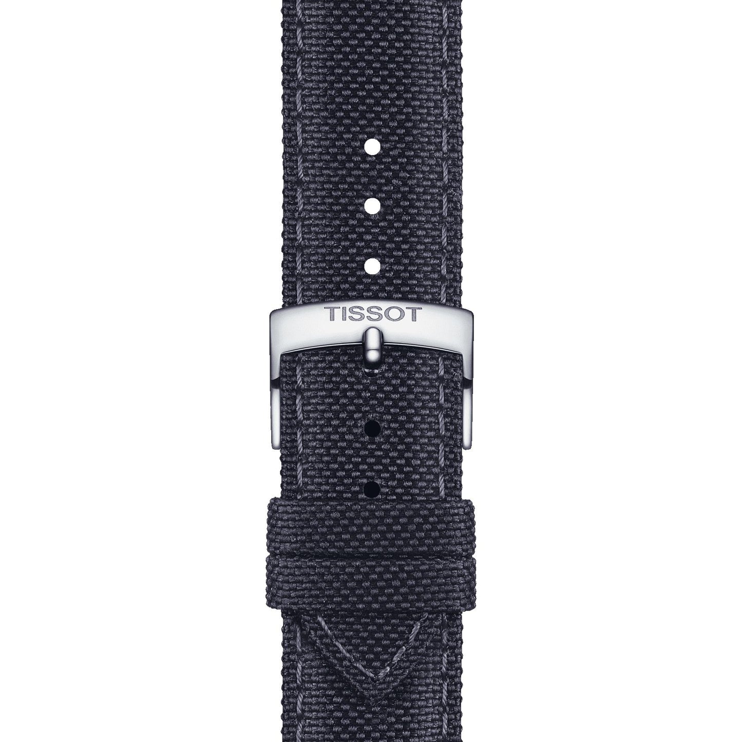 Tissot Official Anthracite Fabric Strap Lugs 21 Mm