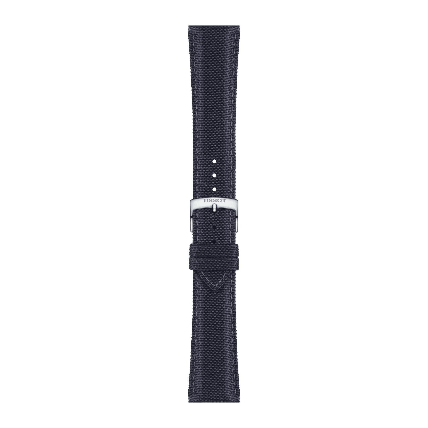 Tissot Official Anthracite Fabric Strap Lugs 21 Mm