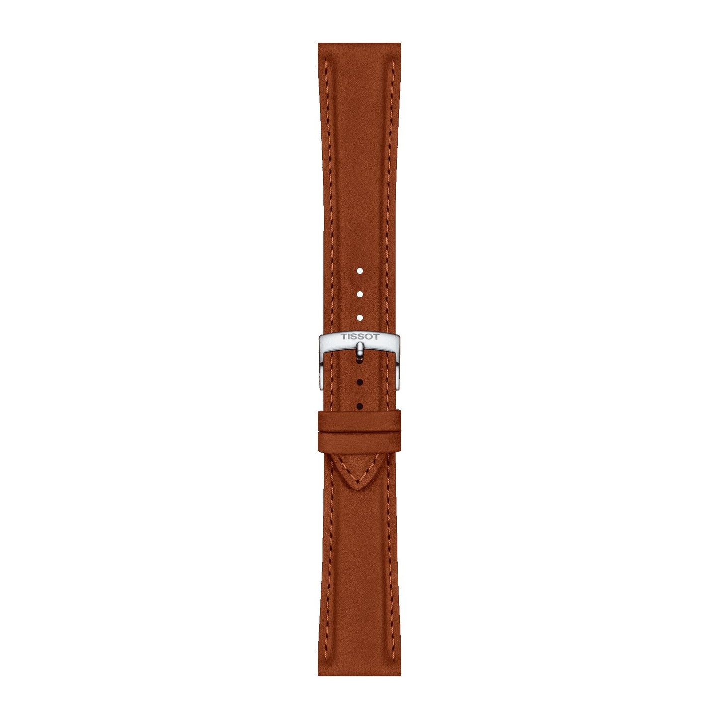 Tissot Official Camel Leather Strap Lugs 21 Mm