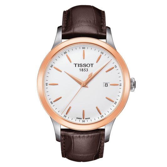 Tissot Classic Gent 18K Gold (Leather, Brown) Indexes